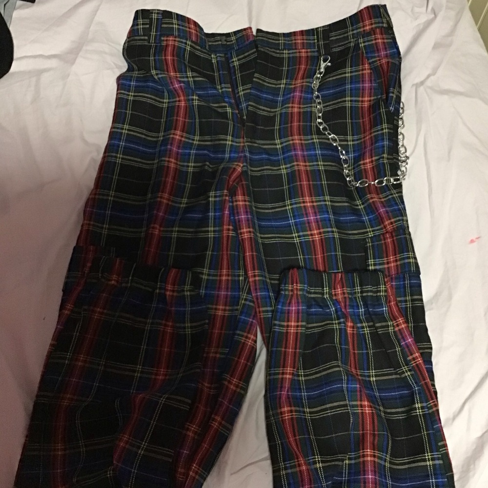 Plaid pants